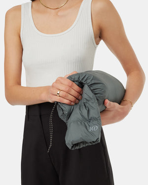 Green-Womens-Water-Repellent-Puffer-Jacket