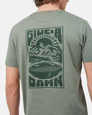 Green Men's Graphic Short Sleeve Tee