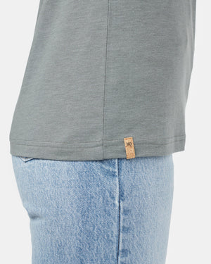 Green Recycled Polyester Crew Neck T-Shirt
