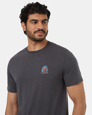 Grey-Crew-Neck-Graphic-Shortsleeve-T-Shirt