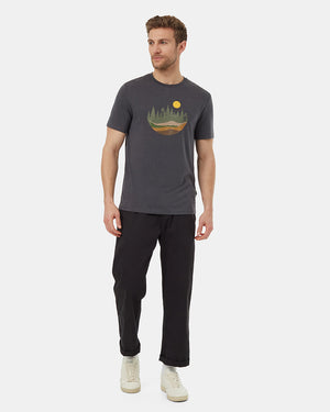 Grey-Crew-Neck-Graphic-Shortsleeve-T-Shirt