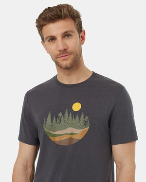 Grey-Crew-Neck-Graphic-Shortsleeve-T-Shirt