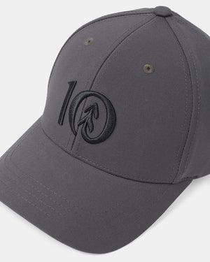 Grey-Fitted-Baseball-Cap