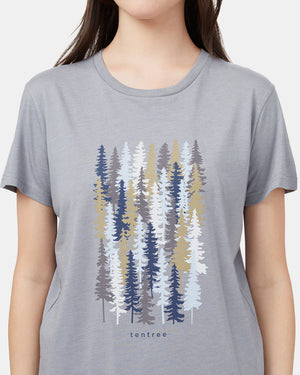 Grey-Recycled-Polyester-Graphic-T-Shirt
