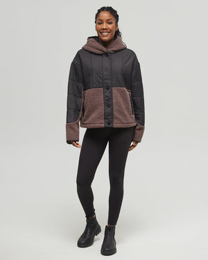 Multi-Boucle-Oversized-Fit-Fleece-Hoodie