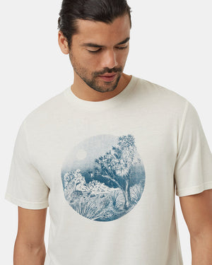 Oatmeal-Crew-Neck-Graphic-Shortsleeve-T-Shirt