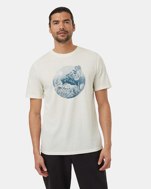 Oatmeal-Crew-Neck-Graphic-Shortsleeve-T-Shirt