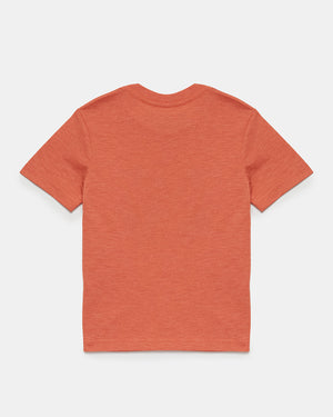 Orange-Eco-Friendly-Crew-Neck-Graphic-T-Shirt