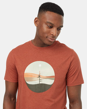 Orange-Recycled-Polyester-Graphic-Tee