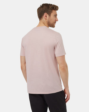 Pink-Recycled-Polyester-Crew-Neck-Tee