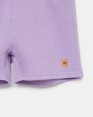 Purple-Kids-Organic-Cotton-Fleece-Short