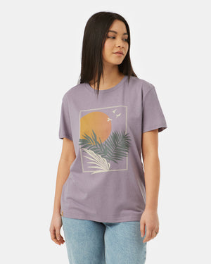 Purple Recycled Crew Neck T-Shirt