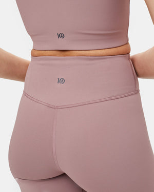 Purple Women's High-Rise Biker Shorts