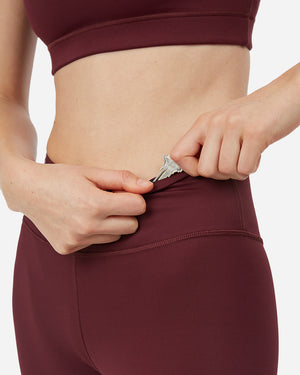 Purple  Women's High-Waisted Leggings 