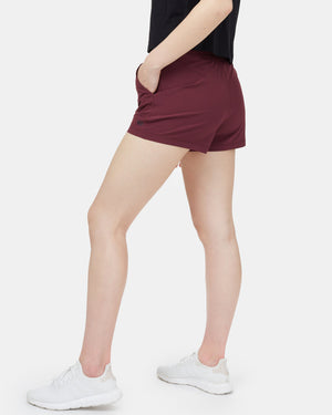 Purple Women's Recycled Polyester Shorts