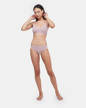 Purple,Pink Women's Bikini Cut Underwear Brief