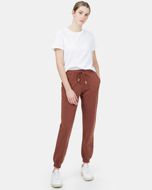 Red Women's Organic Cotton Joggers