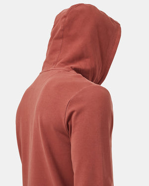Red Men's Organic Cotton Pullover Hoodie