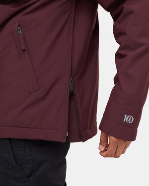 Red Men's Pullover Anorak Rain Jacket