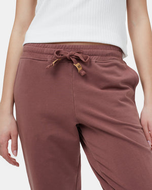 Red Women's Organic Cotton Joggers