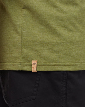 Green Embroidered Graphic Tee