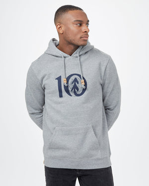 Gray Tree Graphic Pullover Hoodie