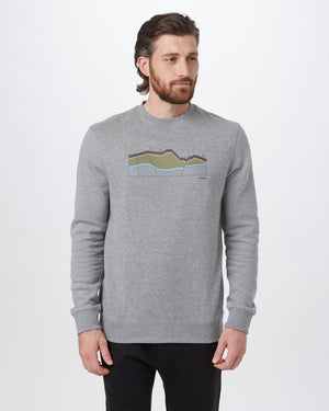 Grey Men's Graphic Crew
