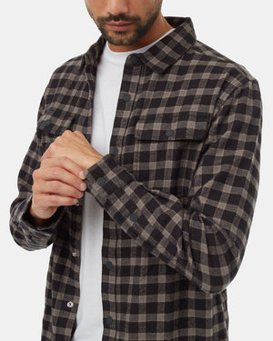 Black_Brown-Mens-Organic-Cotton-Button-Up-Shirt