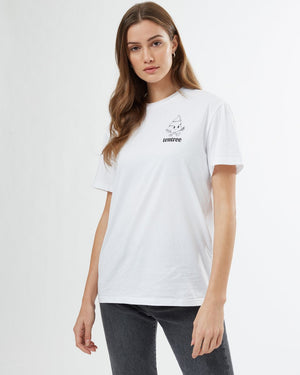 White Unisex Tree Graphic Tee