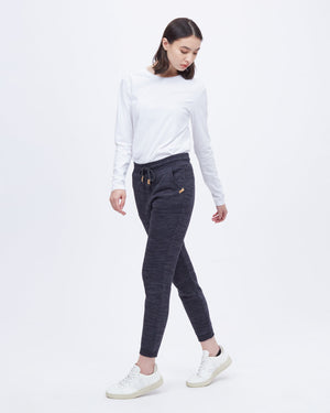 Black Women's Organic Cotton Sweatpants