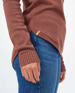 Red Women's Wool Knit Jumper