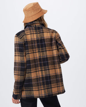 Brown Women's Organic Cotton Shacket