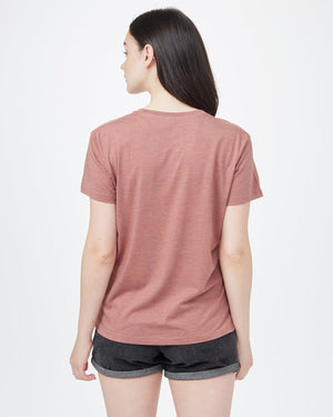 Pink Recycled Crew Neck T-Shirt
