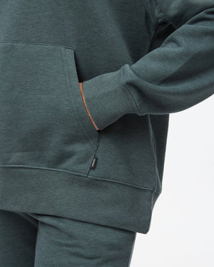 Green Graphic Pullover Hoodie