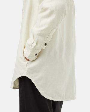 White-Womens-Organic-Cotton-Longsleeve-Button-Down