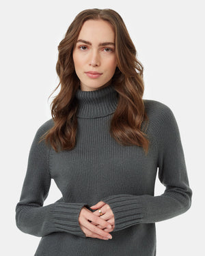 Green-Women_s-Ribbed-Wool-Turtleneck