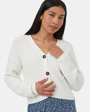 White-Relaxed-Drop-Shoulder-Cardigan-Sweater