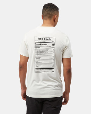 White Men's Graphic Short Sleeve Tee