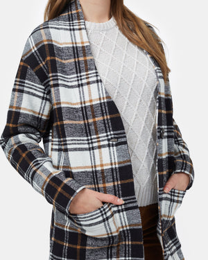 White Women's Organic Cotton Cardigan
