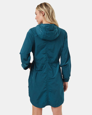 recycled-long-nylon-dark-green-jacket-