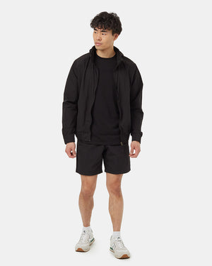 Black-Sustainable-Packable-Hooded-Jacket