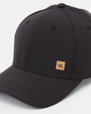 Black Adjustable Cork Baseball Cap