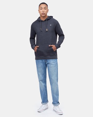Black Men's Eco-Friendly Pullover Hoodie