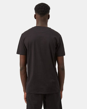 Black Men's Graphic Print Short Sleeve Tee