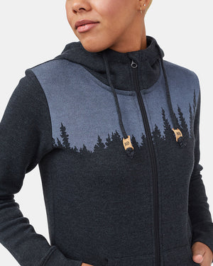 Black Tree Graphic Pullover Hoodie