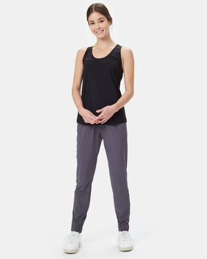 Black Women's Active Racerback Tank Top