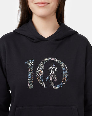 Black Women's Eco-Friendly Pullover Hoodie
