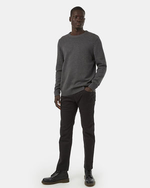 Blue Men's Organic Cotton Knit Jumper