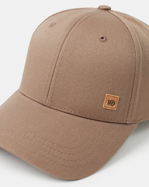 Brown-Adjustable-Cork-Baseball-Cap