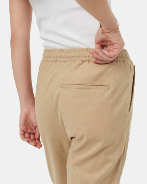 Brown-Hemp-Tencel-Jogger